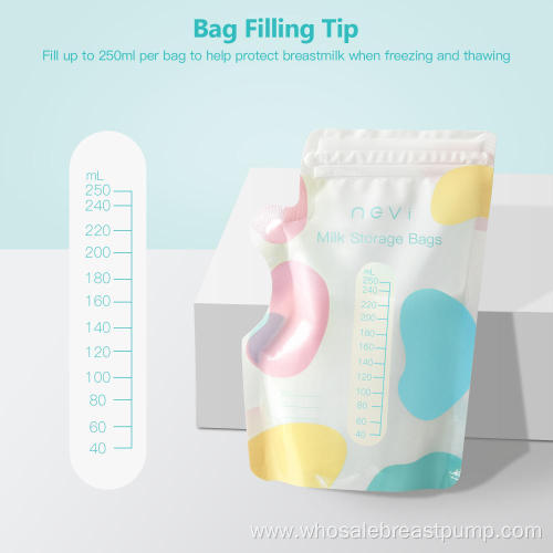 Foldable Non-toxic Breast Milk Storage Bags Disposable